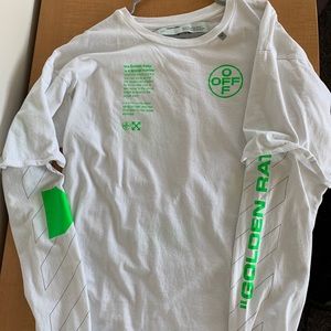 OFF WHITE ArchShapes double sleeve T-shirt SoldOut